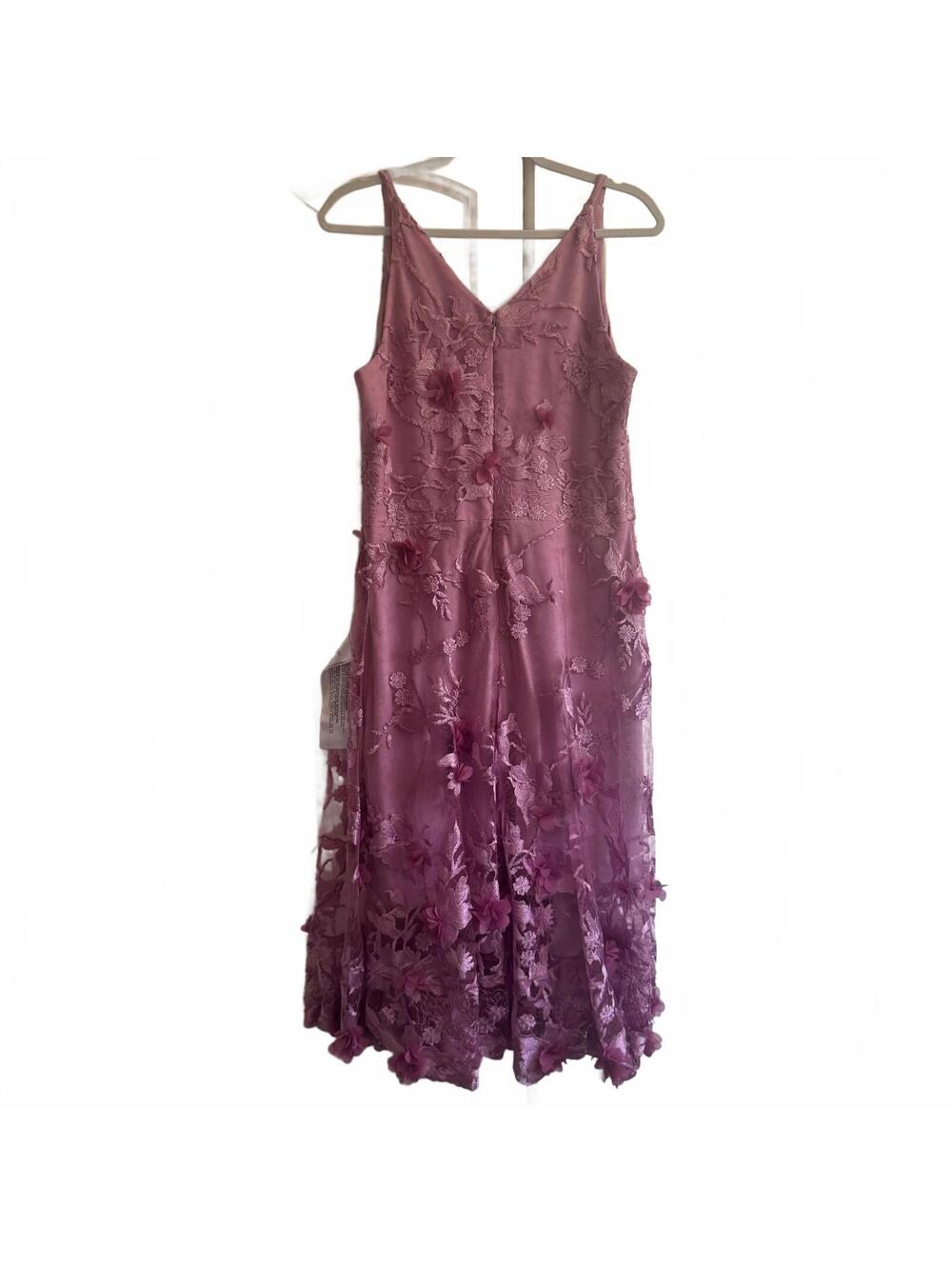 NWT Dress The Population Audrey Lavender Floral Autumn Wedding Guest Dress XXL - Picture 3 of 9